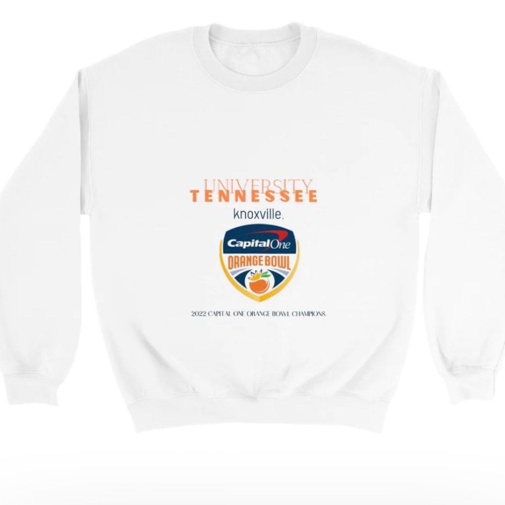 knoxville tennessee orange bowl crew neck !!